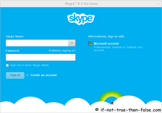 Skype 4.1 Login