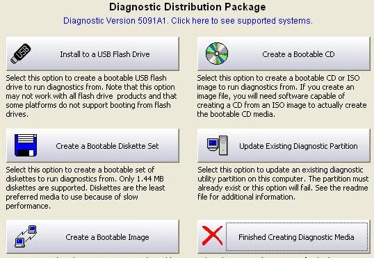 Dell Diagnostics - Bootable Media